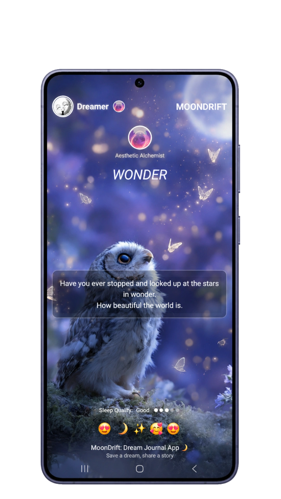 Moondrift app
