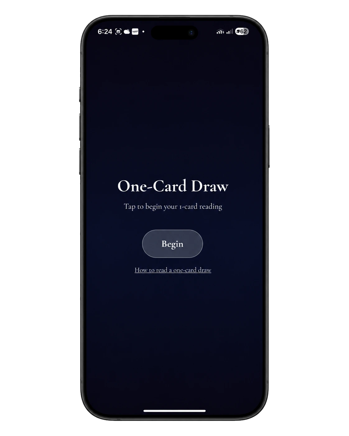 One Card Draw